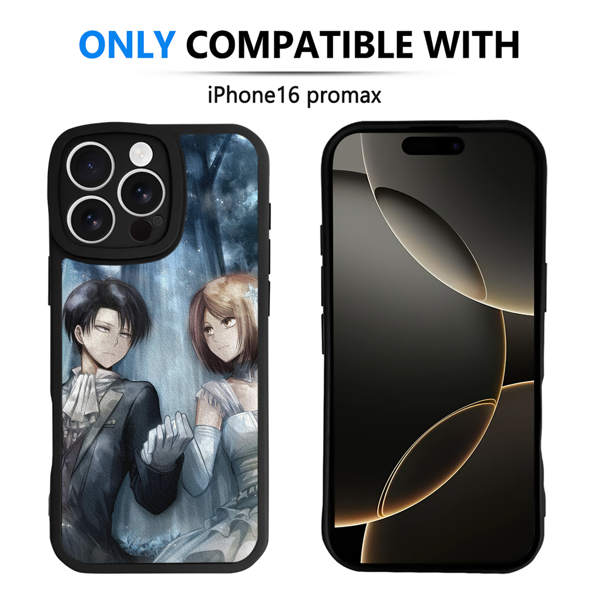 （画像用） 進撃の巨人 Attack on Titan 【iPhone 16シリーズ対応】シリコンスマホケース（レザー調） 材質：シリコン